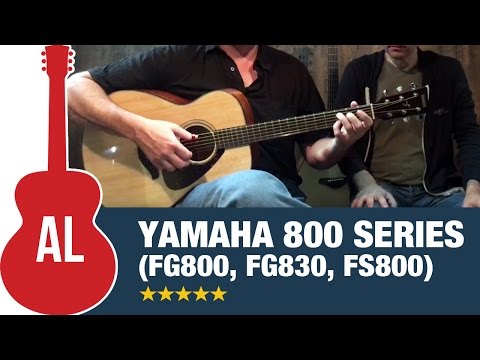 Yamaha 800 Series (FG830, FG800, FS800) - Best Guitars for the Price!