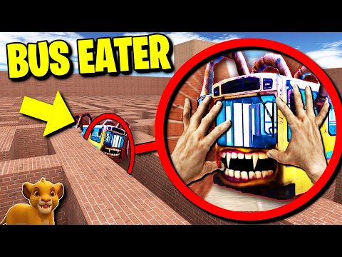 I Found BUSEATER In a MAZE!