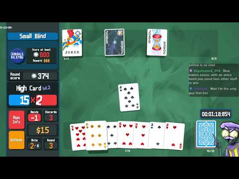 Blue Deck in under 5 minutes (Balatro Speedruns)