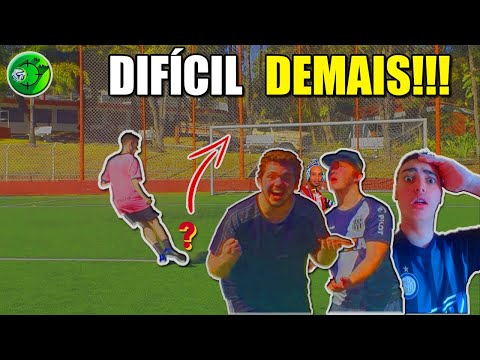 🟢O DESAFIO DO TRAVSSÃO MAIS DIFÍCIL DO MUNDO?😱 (desafio de futebol)