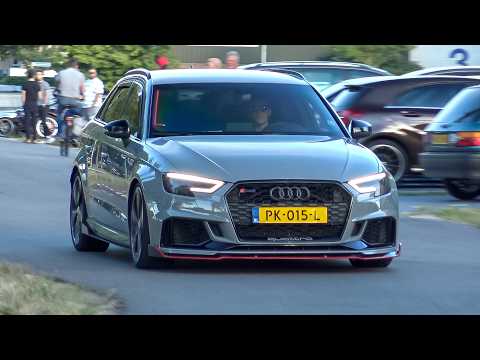 Cars Leaving a Car Meet!