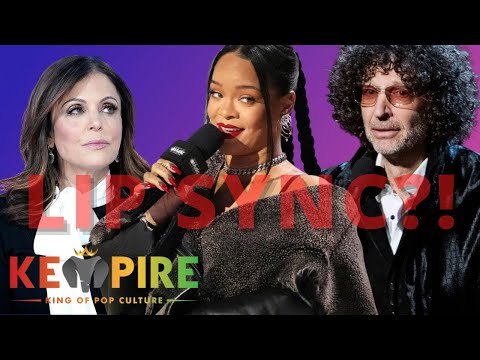 Howard Stern glaubt, dass Rihanna 85 % ihres Auftritts in der Halbzeitpause lippensynchronisiert ...