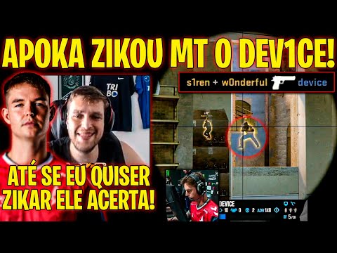 APOKAO CONSEGUIU ZIKAR ATE O DEVICE! KKKKKKKKKKKKKKKKKKKKKKKKK