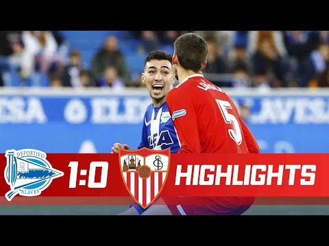 Alaves vs Sevilla 1-0 Resumen Highlights La Liga 14/01/2018