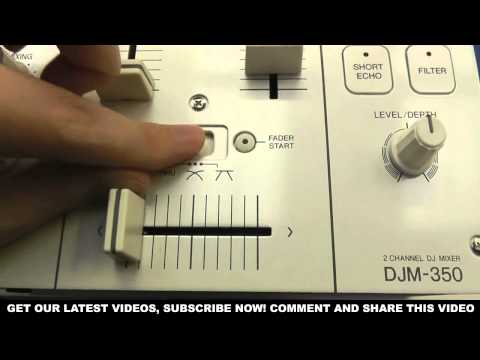 Pioneer DJM 350 Mixer Review - In White