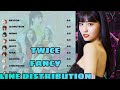 TWICE - Fancy (Line Distribution) ||