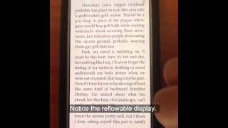 Using an Android Smartphone to Read eBooks