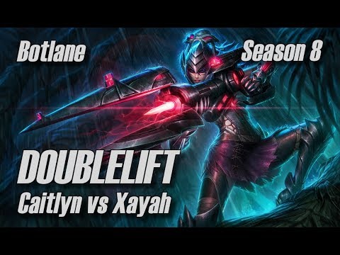 Doublelift - Caitlyn vs Xayah Botlane - Season 8