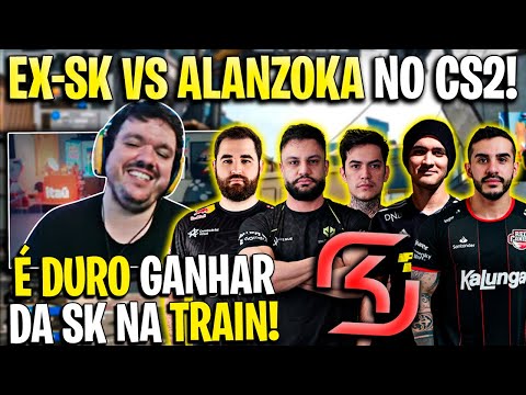 GAULES REAGINDO A SK JOGANDO CONTRA O ALANZOKA E CORINGA NO SHOWMATCH DE CS2!!🔥🔥