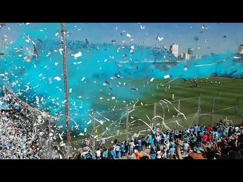 "Belgrano vs Talleres | Recibimiento | 15/10/17" Barra: Los Piratas Celestes de Alberdi • Club: Belgrano • País: Argentina