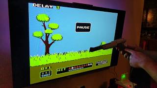 Modded NES Zapper working for LED TV with Duck Hunt