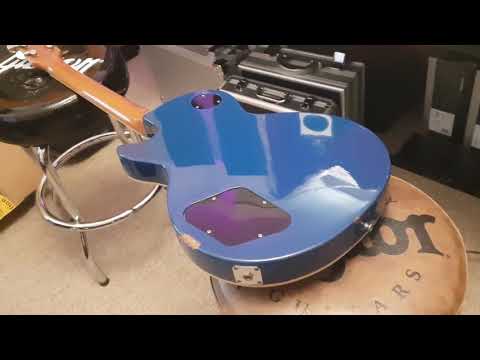 ESP Japanese Edwards Blue Les Paul Standard Gibson style 50's neck