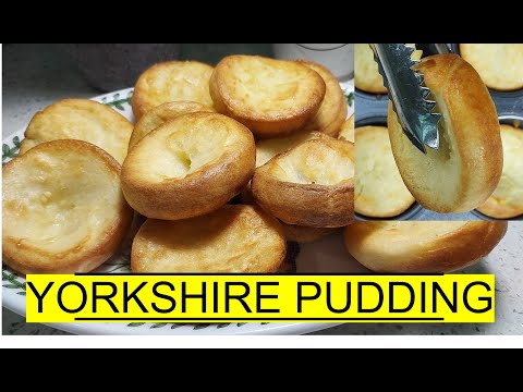 How to Make Yorkshire Pudding | British Traditional Yorkshire Pudding | cara buat yorkshire pudding