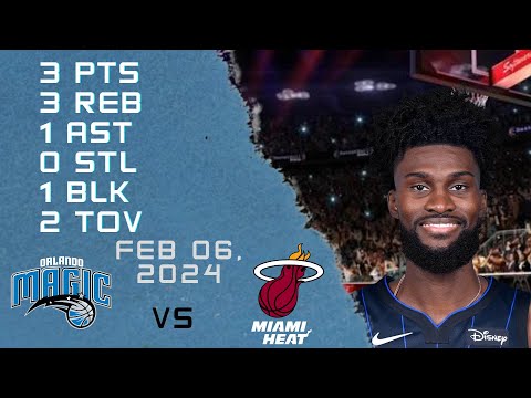 Jonathan Isaac player Full Highlights vs HEAT NBA Regular season game 06-02-2024