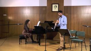 Robert SCHUMANN: 3 piezas fantásticas op 73 (Gustavo Domínguez Ojalvo, Laura Rendón)