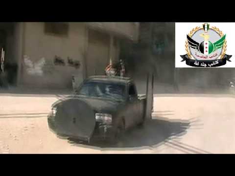 تصدي كتائب جند الله للطيران الحربي في سماء بلدة عقربا في ريف دمشق