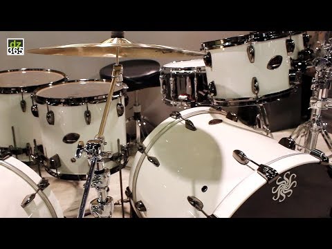 Sakae's new Evolved Maple drums, Walnut snare drum and cajons