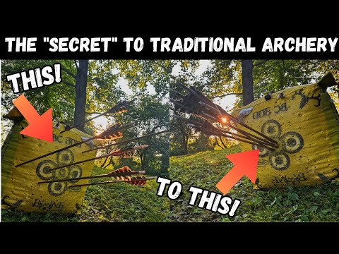 The "SECRET" to Traditional Archery. Traditional Archery Tips & Tricks to Make You a Better Shot.