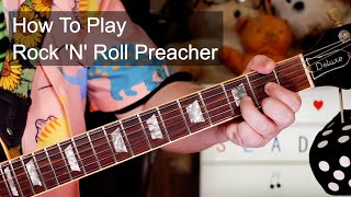 &#39;Rock &#39;N&#39; Roll Preacher&#39; Slade Guitar Lesson (with keyboard intro)