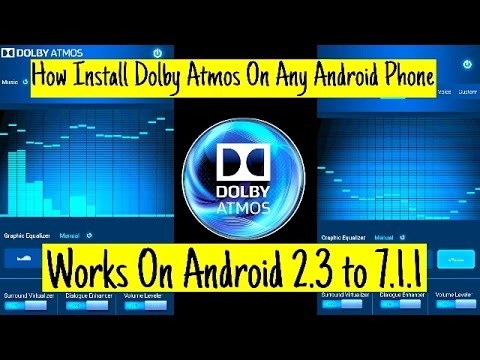 How Install Dolby Atmos On Any Android Phone | Works On Android 2.3 to 7.1.1|Lyf Flame 6 Video