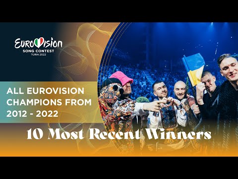 The 10 Most Recent Winners of the Eurovision Song Contest: 2012 - 2022
