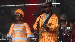 Amadou & Mariam - Live @ festival NO LOGO fraisans 2015 - africa mon afrique