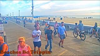 Larry B does the happy dance and shows love while in Ocean City, Maryland
