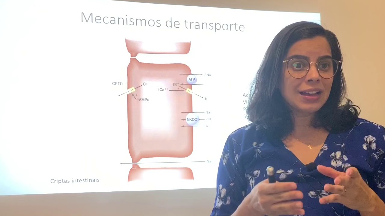 Absorção de água e eletrólitos