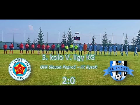 OFK Slovan Poproč - FK Kysak 2:0