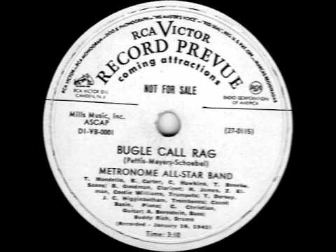 Bugle Call Rag by Metronome All Star Band on 1941 RCA Victor 78.