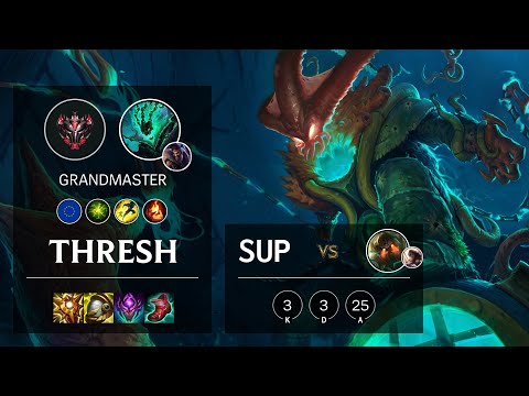 Thresh Support vs Nautilus - EUW Grandmaster Patch 11.12