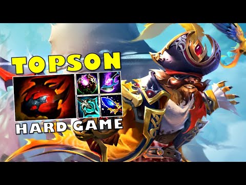 Dota 2 TOPSON [Pangolier] HARD GAME Before The International 2023 7.34d