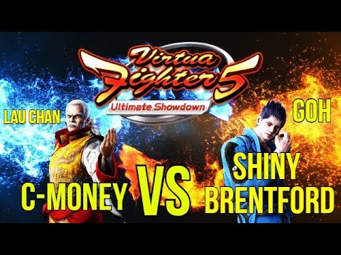 VF5US- C-MONEY VS SHINY BRENTFORD! (Virtua Fighter 5: Ultimate Showdown) Lau Chan VS Goh Matches FGC