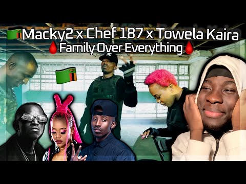 THEY’RE SIBLINGS?😱| MACKY2 ft. Chef 187 & Towela Kaira - Family Over Everything | UK REACTION