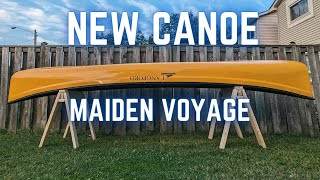 Unveiling Our Canoe's Maiden Voyage