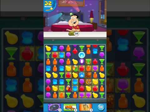 Family Guy - Another Freakin' Mobile Game : Level 35 - 3 stars! No Boosters!