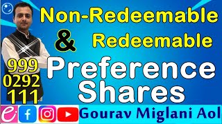 Redeemable and Non Redeemable Preference Shares