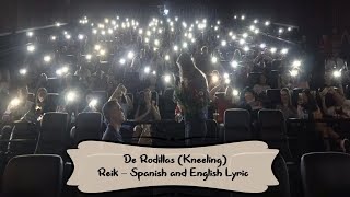 Reik - De Rodillas  (Spanish and English Lyrics)