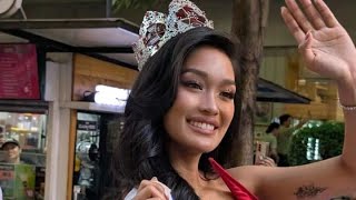 Our Reigning Reina Hispanoamericana 2025 Dia Remulla Mate  the Victory Parade