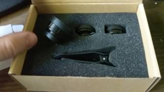 Cell phone camera lens kit