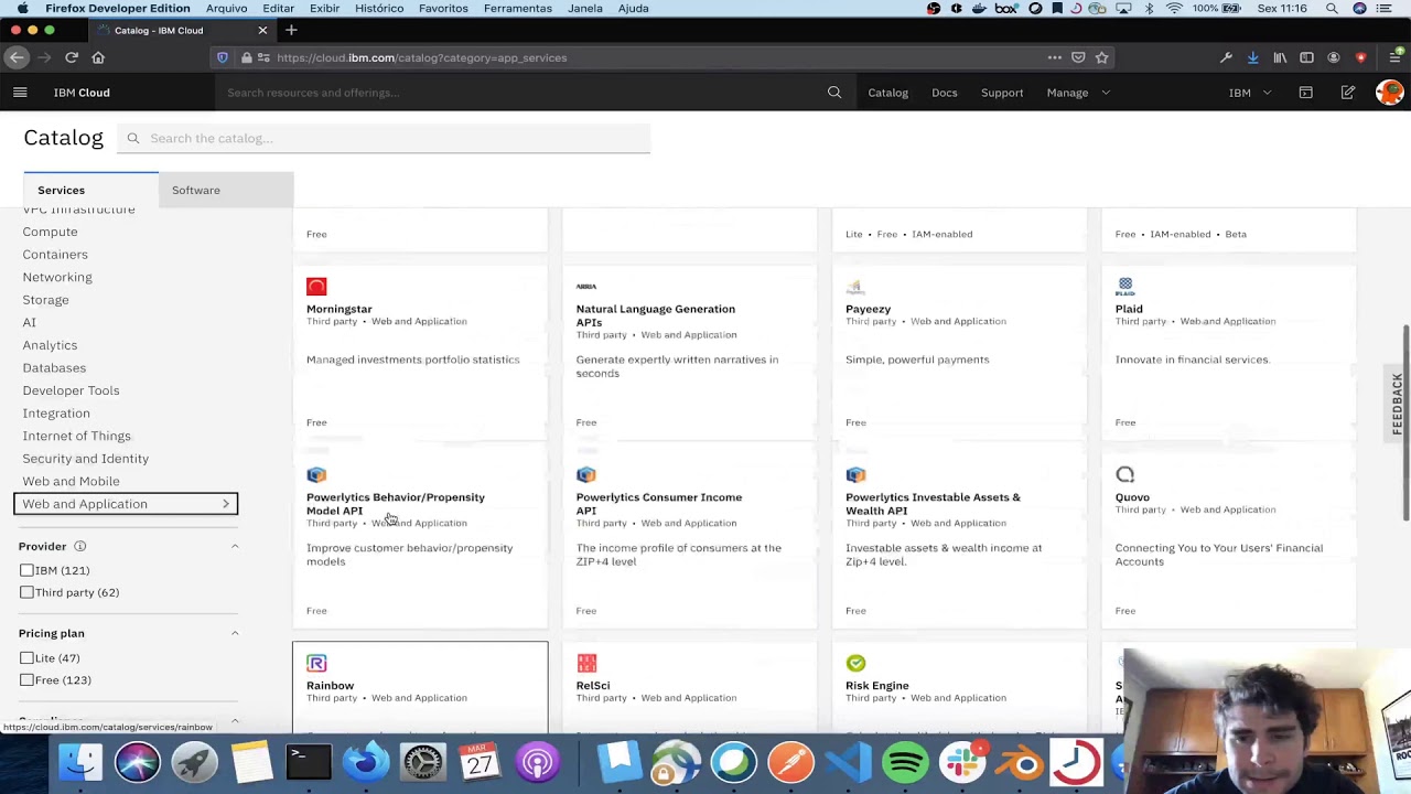 Integrando Serviços do Watson na IBM Cloud - Criação de API para Natural Language Understanding