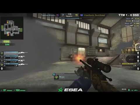 Yam 4k hold vs Dark Sided | ESEA MDL CSGO semi Final.