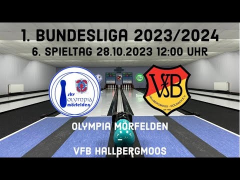 1. Bundesliga 2023/2024 6. Spieltag Olympia Mörfelden - VfB Hallbergmoos / Bojan Vlakevski 758