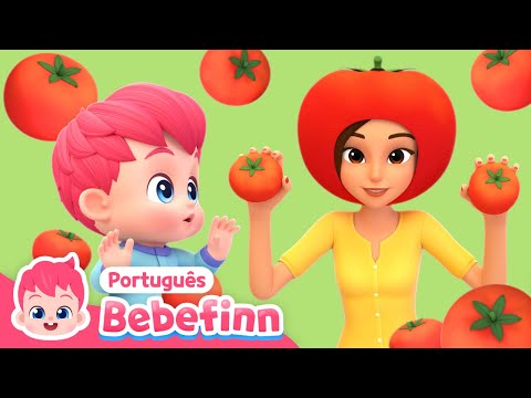 EP135 | Olá, Eu sou Tomate 🍅 | Desenho Infantil | Bebefinn em Português - Canções Infantis