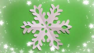 🎄🎄 TUTORIAL FIOCCHI DI NEVE DI CARTA  🎄🎄 COME FARE UN FIOCCO DI NEVE CON LA CARTA IN 3 MINUTI...!