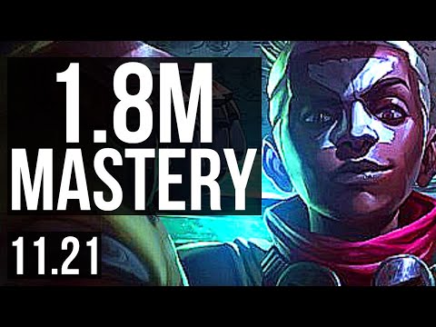 EKKO vs RUMBLE (MID) | 1.8M mastery, 6 solo kills, 800+ games, Godlike | BR Master | 11.21