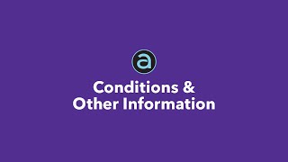 Condiciones y otra información