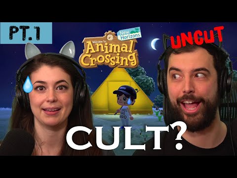 Is Animal Crossing about a CULT?! (our first time playing - uncut)