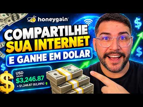 QUANTO EU GANHO POR COMPARTILHAR MINHA INTERNET? | HONEYGAIN
