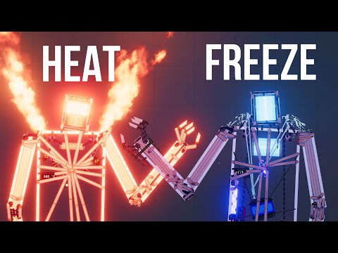 Heat robot vs Freeze robot - People Playground 1.22